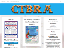 Tablet Screenshot of ctbra.ebarrelracing.com